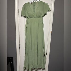 Kennedy Blue Luca Bridesmaid dress in Sage